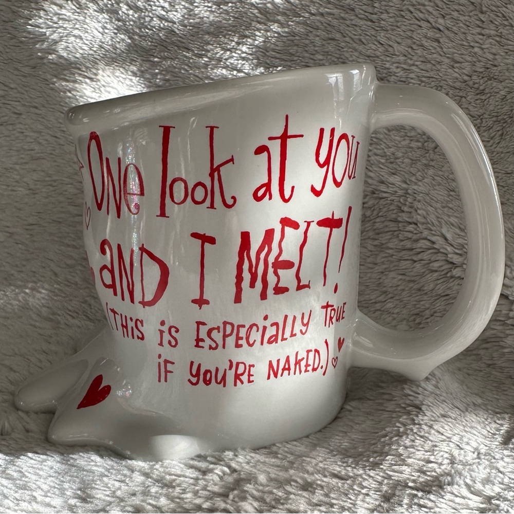 Novelty Hallmark Mug One Look At You And I Melt Shoebox Greetings